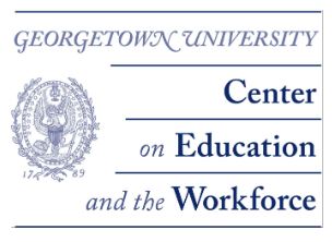 乔治城大学教育中心和劳动力标志