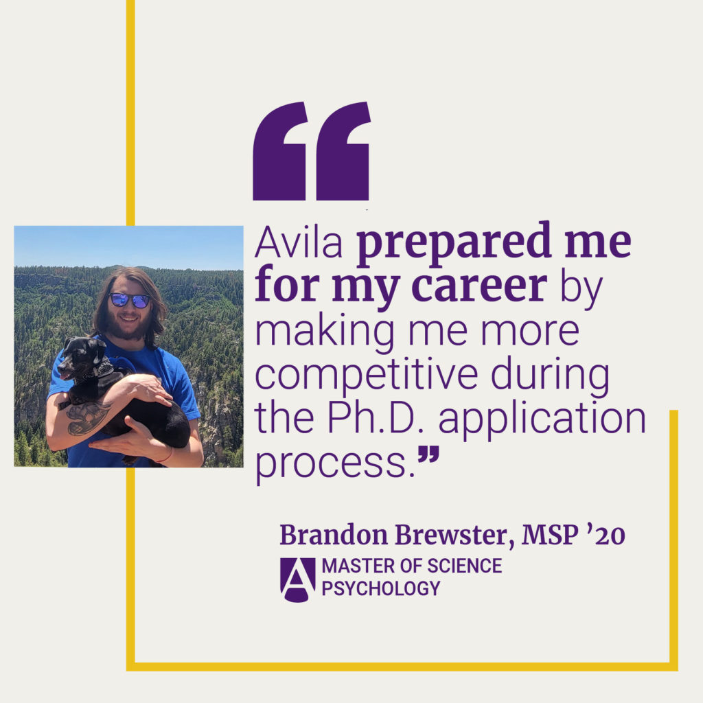 Avila prepared me for my career by making me more competitive during the Ph.D. application process