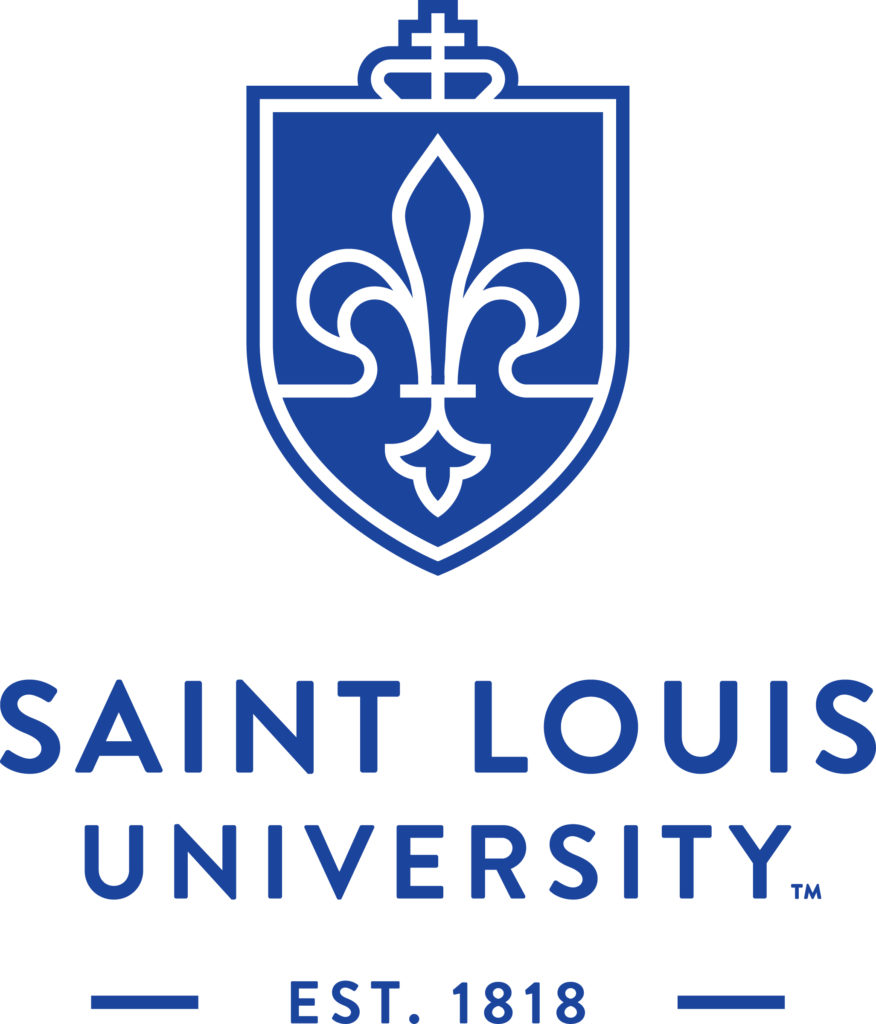 saint louis university established 1818 logo