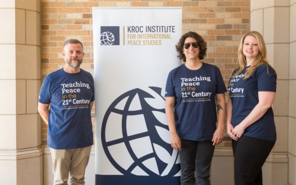 Faculty Pose at Peace Studies Summer Institute