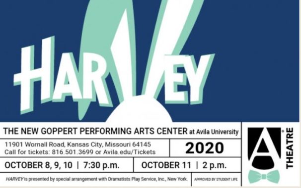 harvey at the new Goppert Performing Arts Center, October 8, 9, 10, and 11, 2020