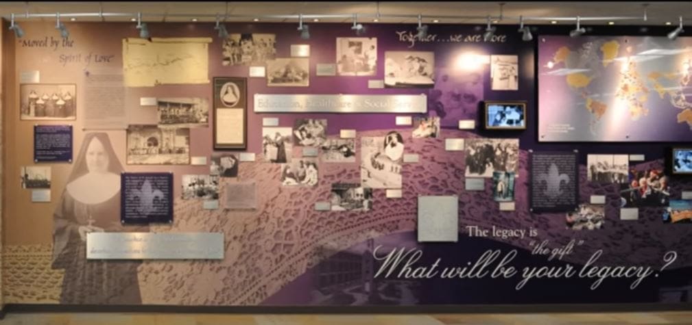Legacy wall inside the Hooley Bundschu Library