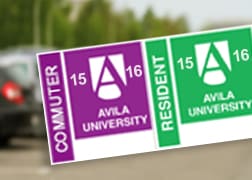 Sample of Avila parking permit
