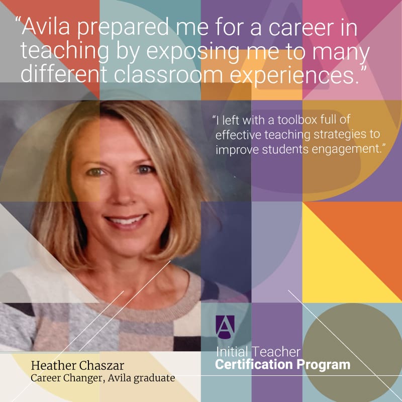 Avila prepared me ofr a career in teaching by exposing me to many different classroom experiences. I left with a toolbox full of effective teaching strategies to improve students engagement.