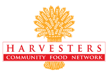 Logo for Harvesters, the Community Food Network