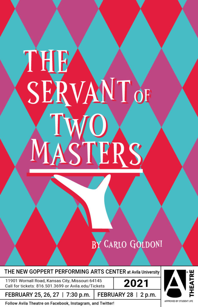 Poster image for production of 'The Servant of Two Masters'