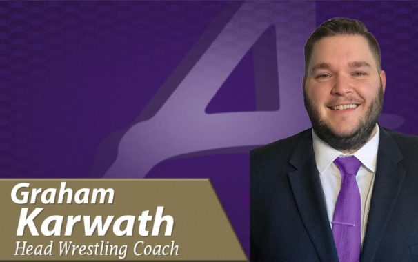Head wrestling coach Graham Karwath