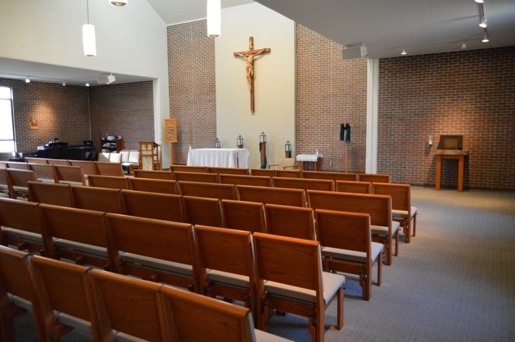 Interior photo of Orscheln Chapel