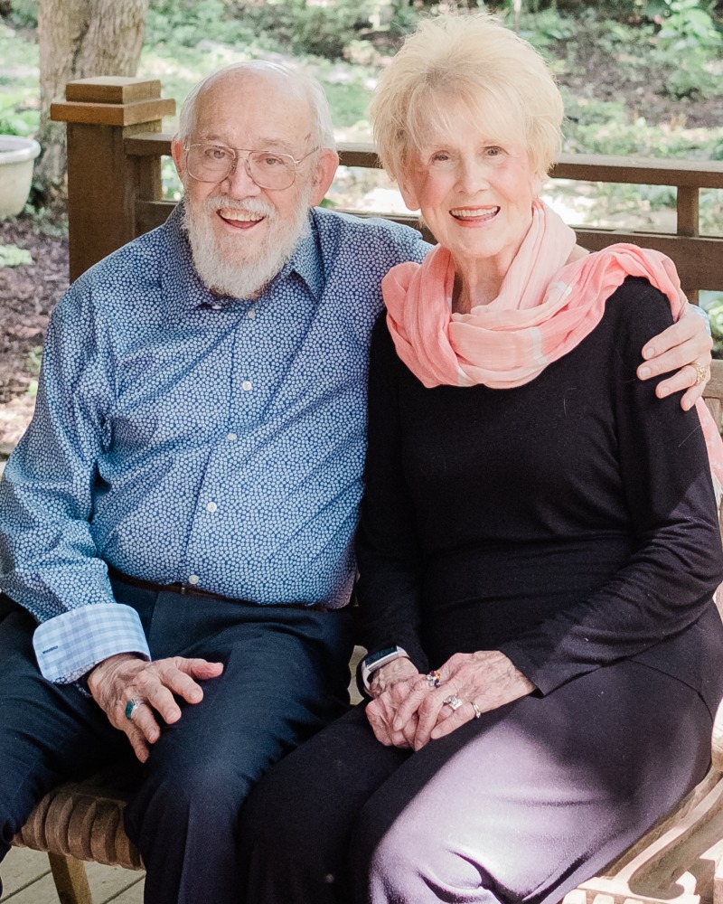 Posed photo of Bill and Jean Buchanan