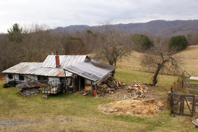 landscape of building on Bethlehem Farm