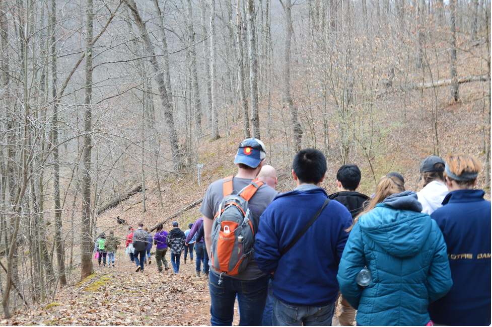 Nazareth Farm WV - A group walk in the Appalachian Mountains