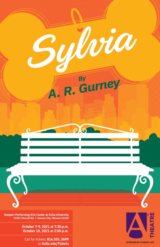Poster for Sylvia play by A.R. Gurney