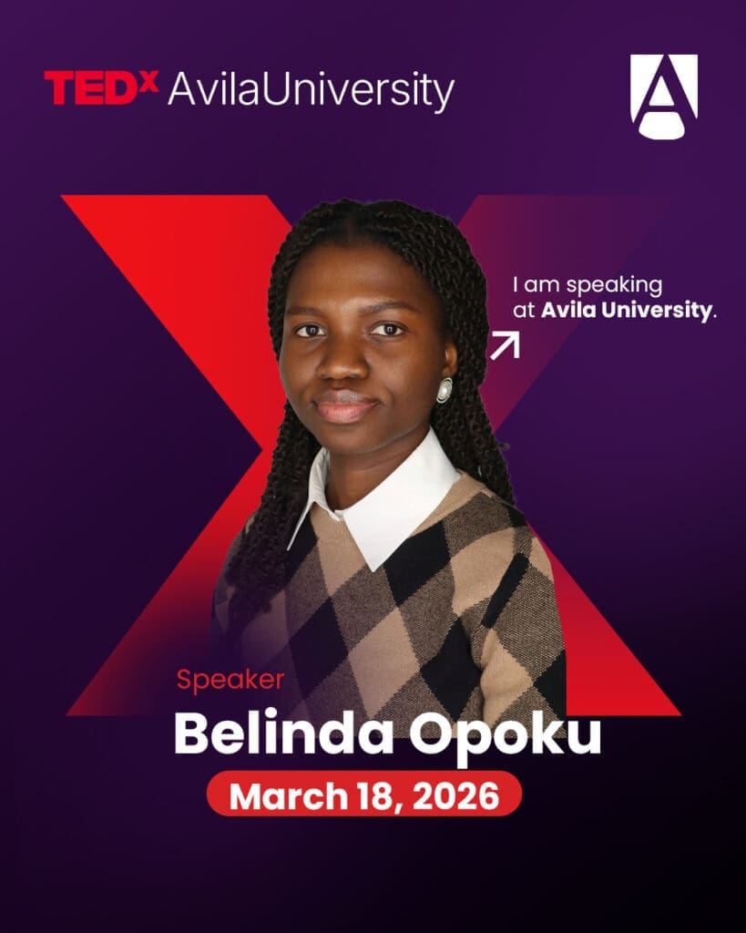 TEDx speaker announcement for Belinda Opoku