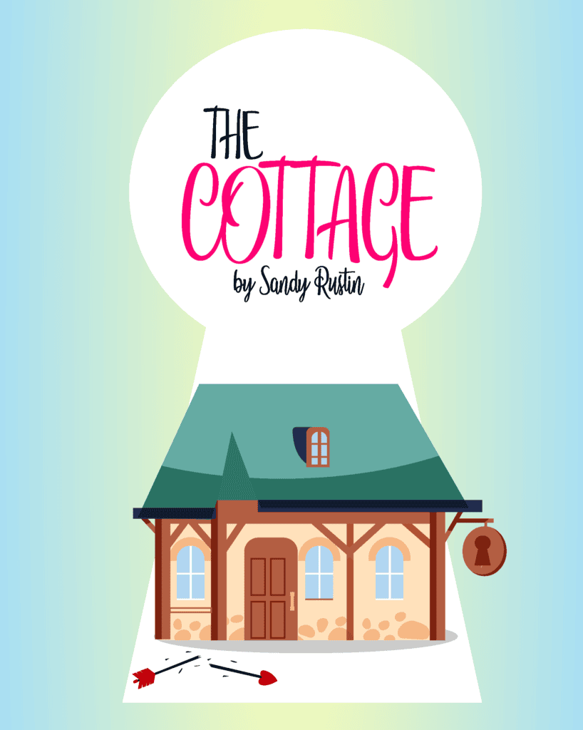 The Cottage by Sandy Rustin — Avila University Theatre production poster. October 15–18, Bill and Jean Buchanan Stage, Goppert Theatre